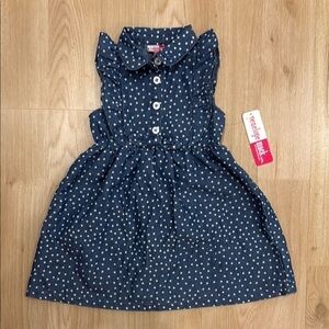 NWT Penelope Mack Navy Polka Dot Dress